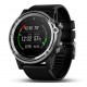 Potápačské hodinky - Descent™ Mk1 Sapphire, čierny remienok - GARMIN