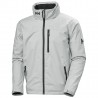 Bunda CREW HOODED JACKET GREY- Helly Hansen
